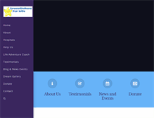 Tablet Screenshot of dreamforlife.org